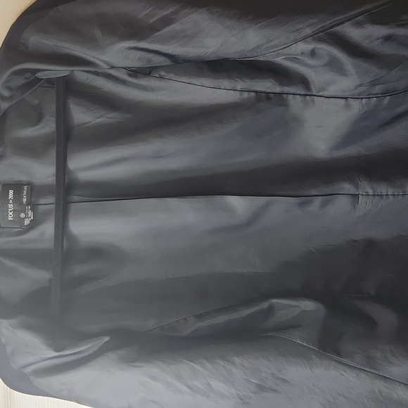 Focus 2000 Women's Vintage Black ButtonFront Mandarin Collar BlazerJacket Size10 - Picture 10 of 16